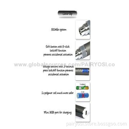 eGo-T3 LED battery, LCD screen display, Li-polymer lithium battery, 650mAh HGB battery cell
